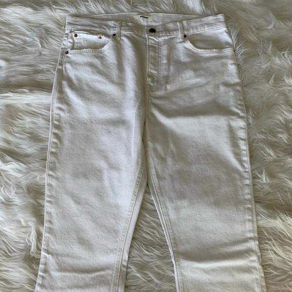 New GRLFRND Reed Cropped Slim Jeans Bronco White NWT Women Denim 31 - Picture 4 of 16